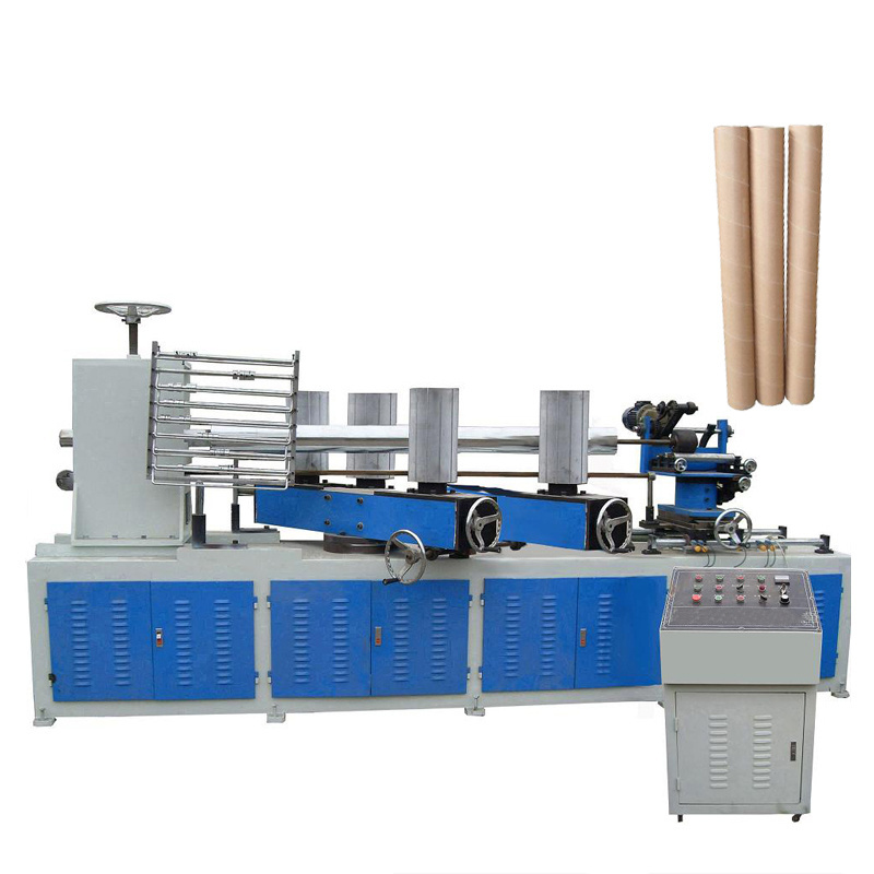 Full automatic paper tube curling machine for winding toilet paper tube