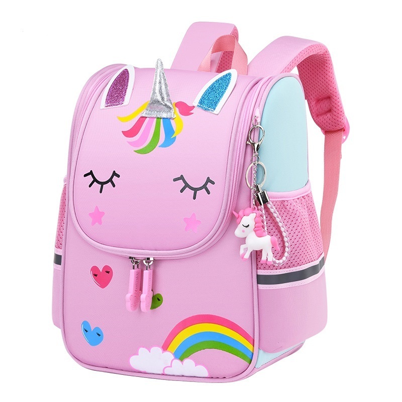 Animal Durable Cartoon Kindergarten kids Oxford children's school bag light weight backpack new mochilas kawaii bookbag