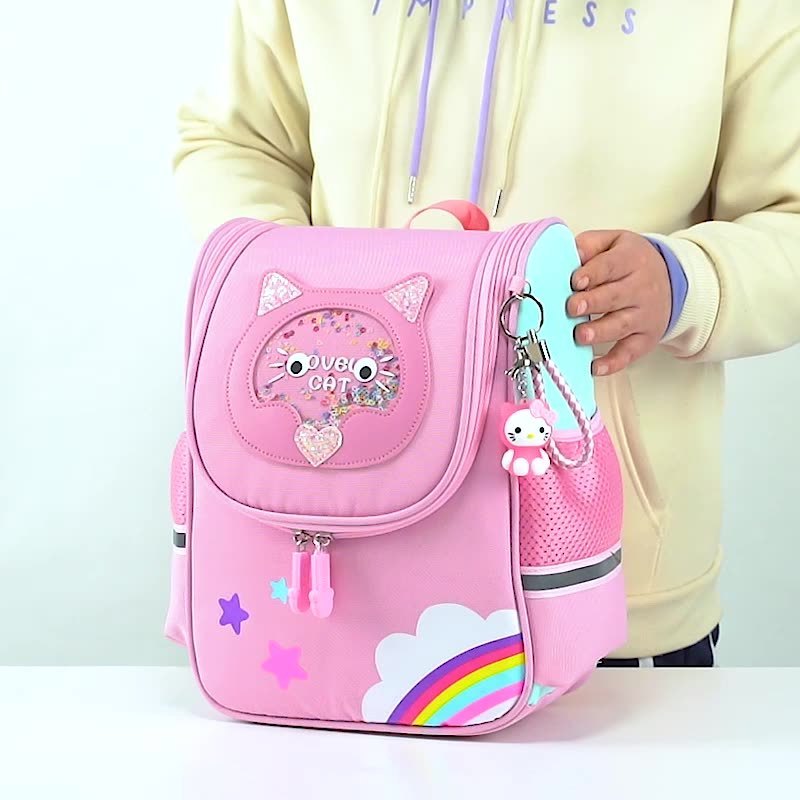 Animal Durable Cartoon Kindergarten kids Oxford children's school bag light weight backpack new mochilas kawaii bookbag