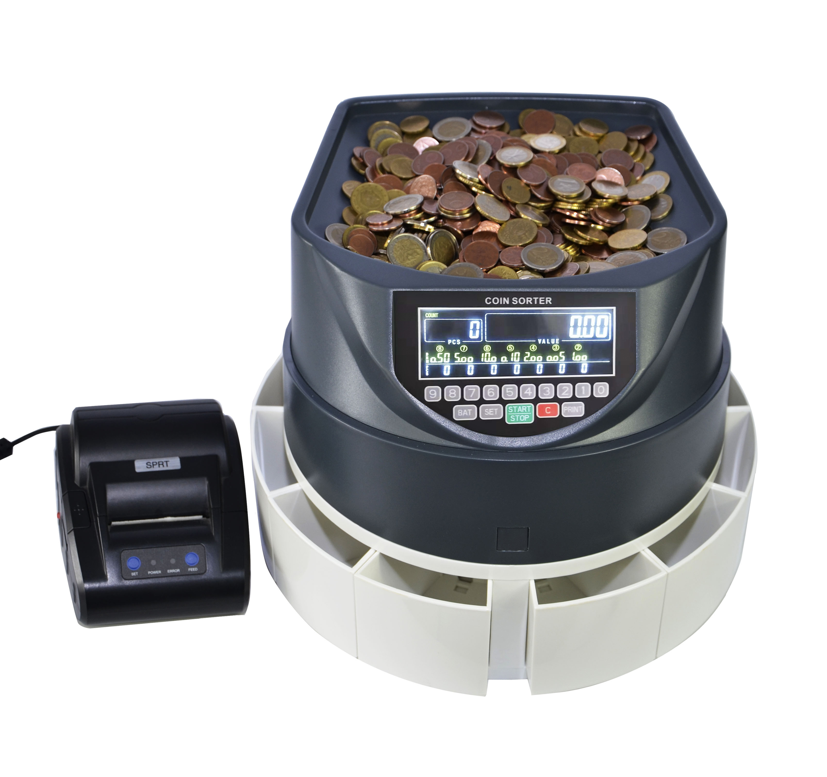 New LCD display Fast speed coin counting  coin counter coin  sorter DB450