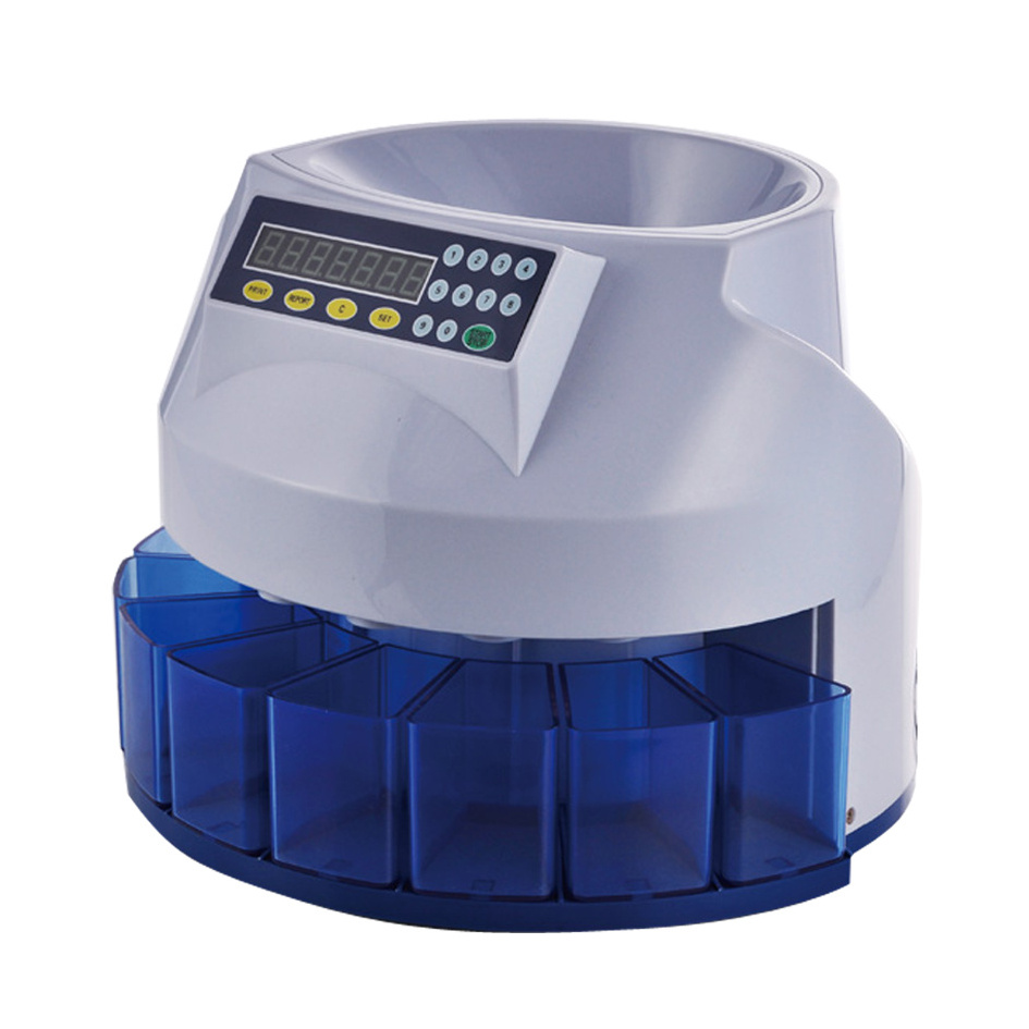 portable coin counter coins counting sorter automatic high quality DB360 with printer with number button