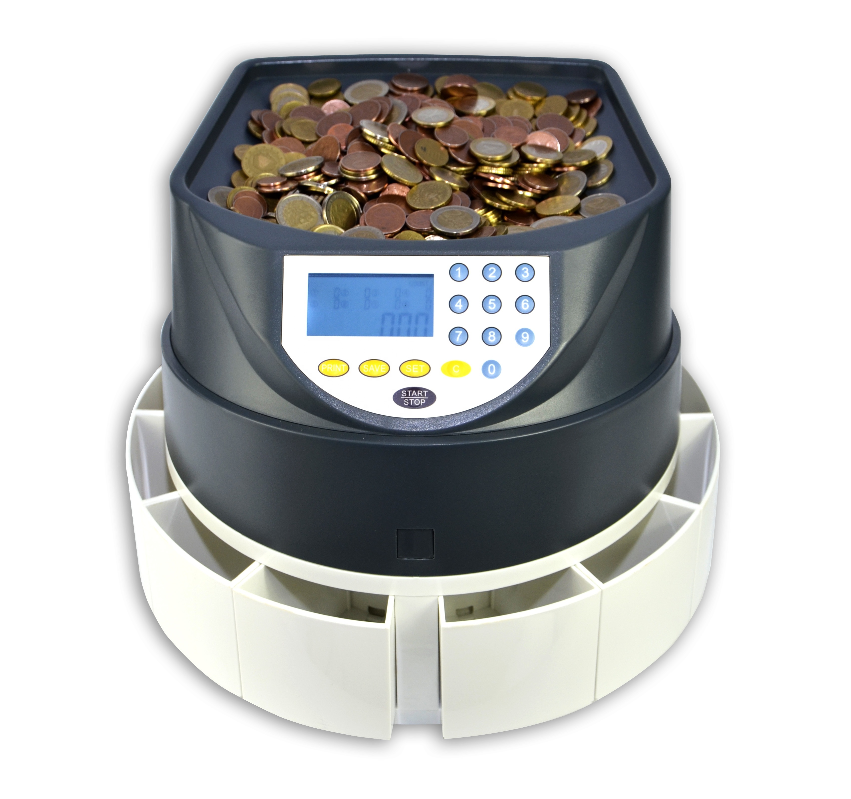 DB450 Euro GBP COP MXN coin counter fast speed new coin sorter high speed coin counting machine