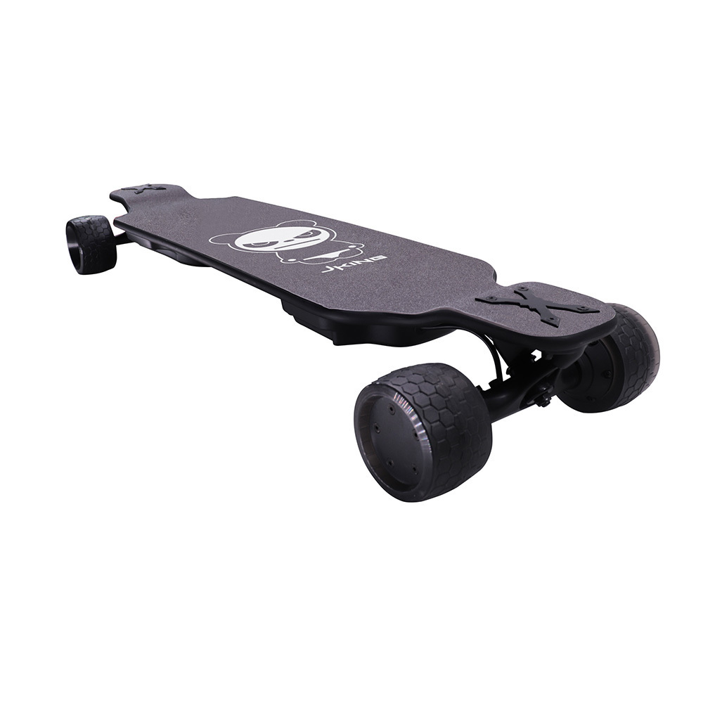 1000w 37V 4 wheel sport dual hub electric off road electric skateboard 50 km/h, 105mm with light wheels