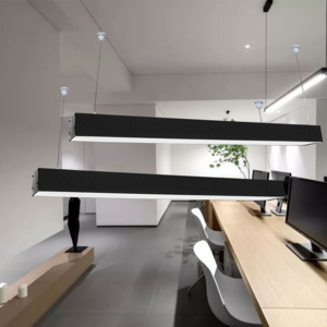 Customized Office modern pendant gym workshop classroom surface mounted led hanging LED Linear Light