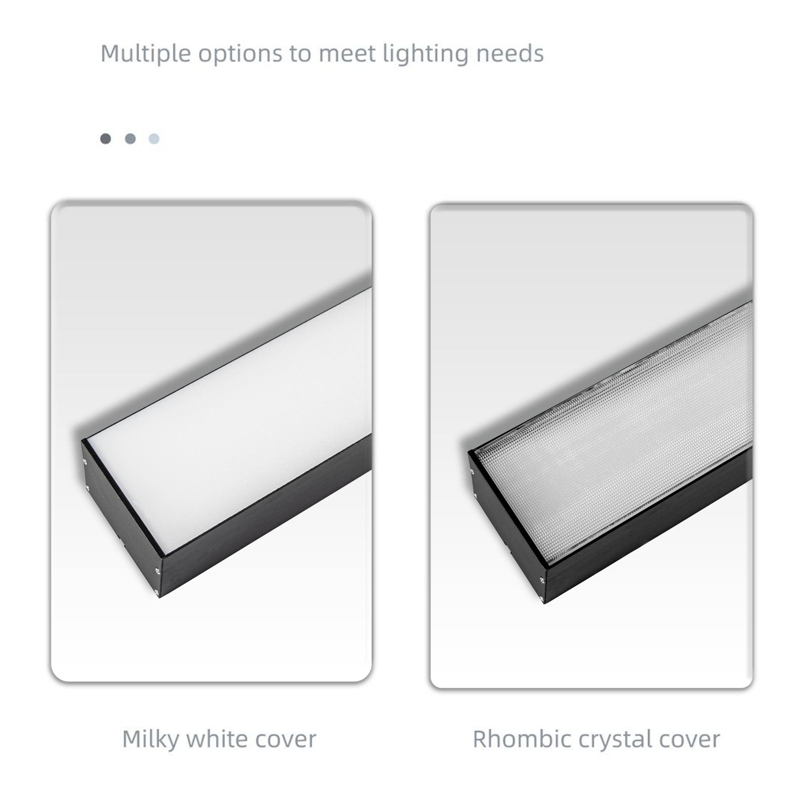 Aluminium Housing Seamless Linkable Surface Mounted Suspended Led Linear Ceiling Light