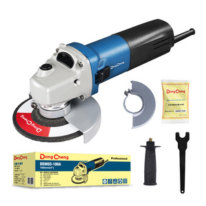 Dong Cheng Genuine Electric Angle Grinder Metal/Wood/Stone Grinding 100mm 220v Angle Grinder