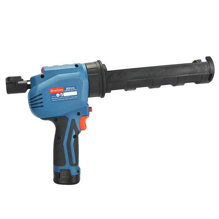 300ml/600ml Electric Cordless Dual Cartridge Caulking Gun Powered by Li-Battery