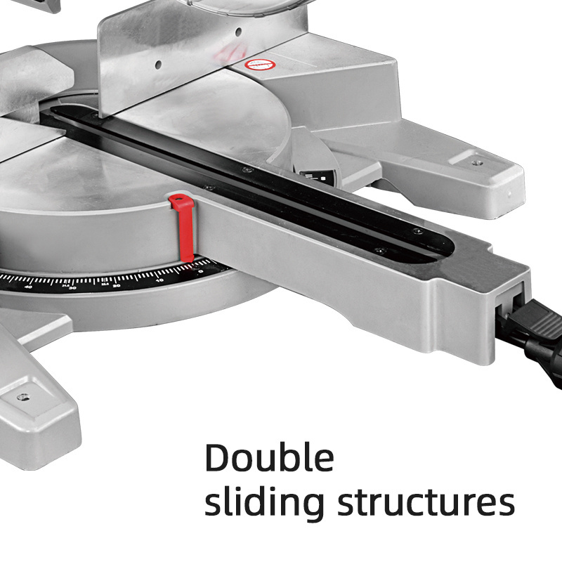 DongChneg vertical cutting machine 1650W electric steel cutting miter saw cutting steel with miter saw