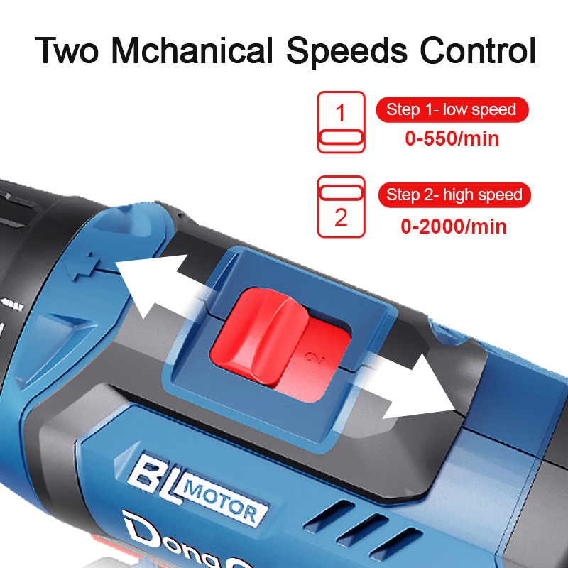 DongCheng Hot Selling Power Craft Cordless 20V Brushless Screwdriver Driver Drill