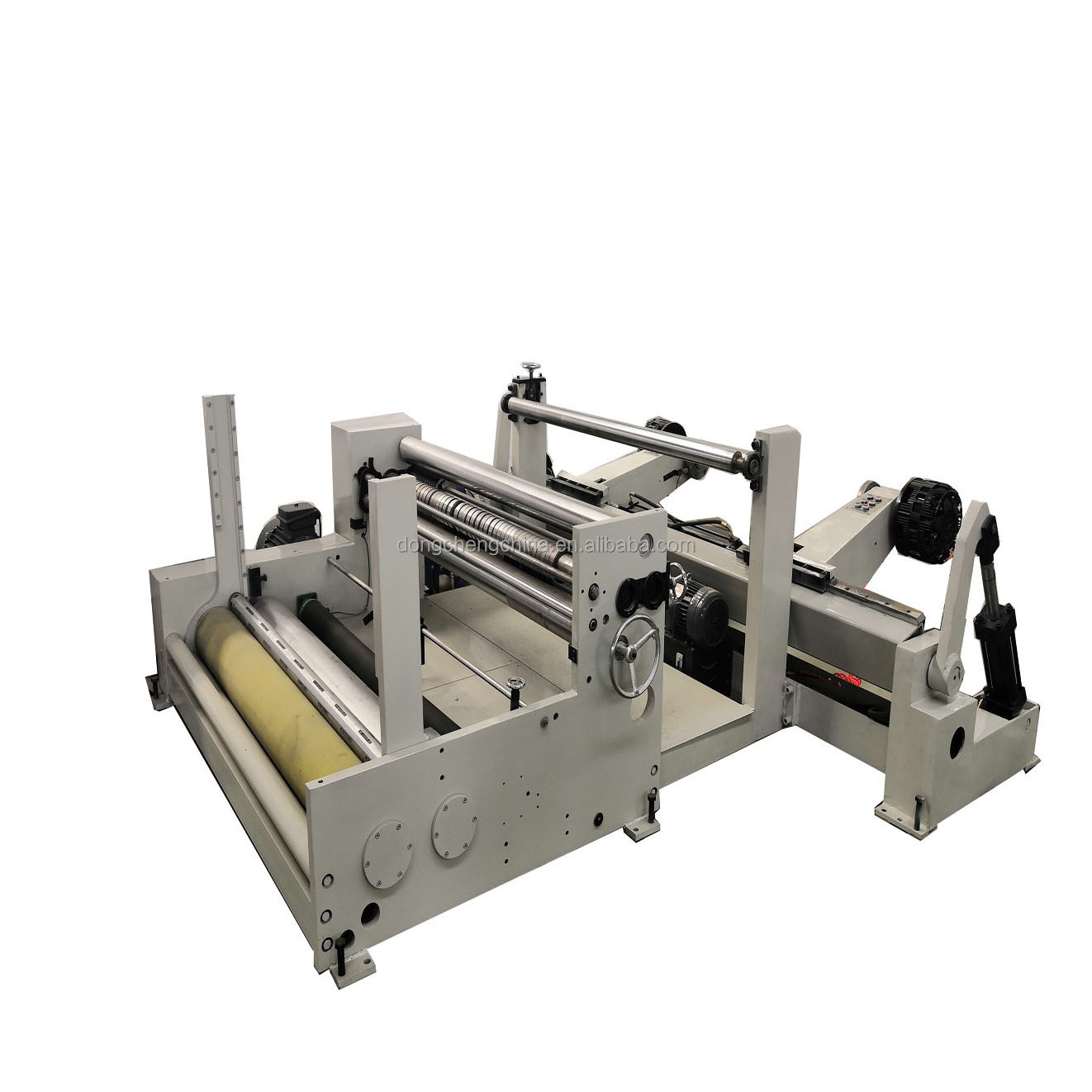 jumbo roll band saw paper knife slitting rewinding machine