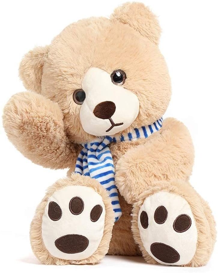 Customizable Custom High Quality Plush Toy Manufacturer Bear Teddy  Plush Toy Animal Toy birthday gift cute scarf