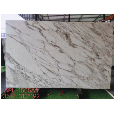 Luxury Italian Calacatta Gold Marble Modern Home Decor For Paving Floor Countertops Big Slabs For Wholesale 1.8cm Thickness