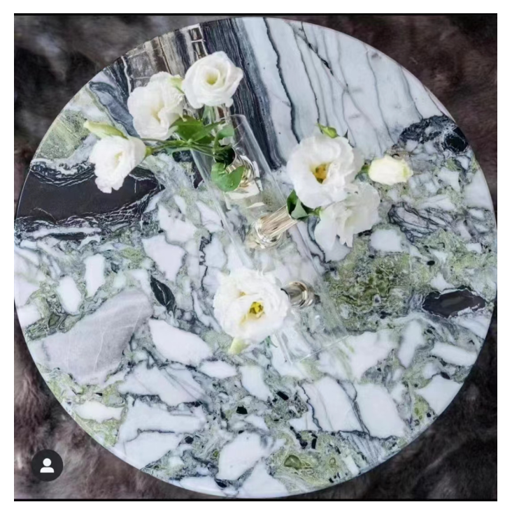 Shuitou Wholesale Luxury Florence Jade Colorful Connect Cold Emerald Ice Jade Green Marble Factory Price For Interior Design