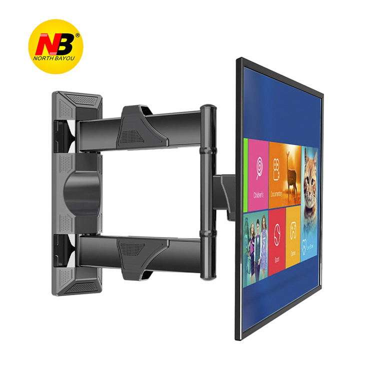 nb north bayou p4 Swing Tilt Arm TV Full Motion Wall Mount for 32-55'' TVs