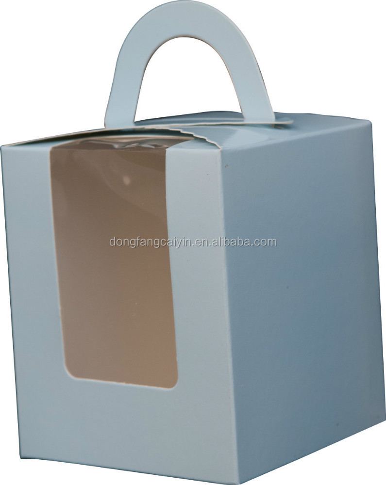 new design clear plastic cake box packaging banana cake box