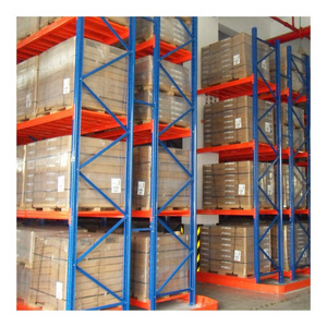 China Factory Blue and Orange Steel Pallet Racking Warehouse Storage Heavy Duty