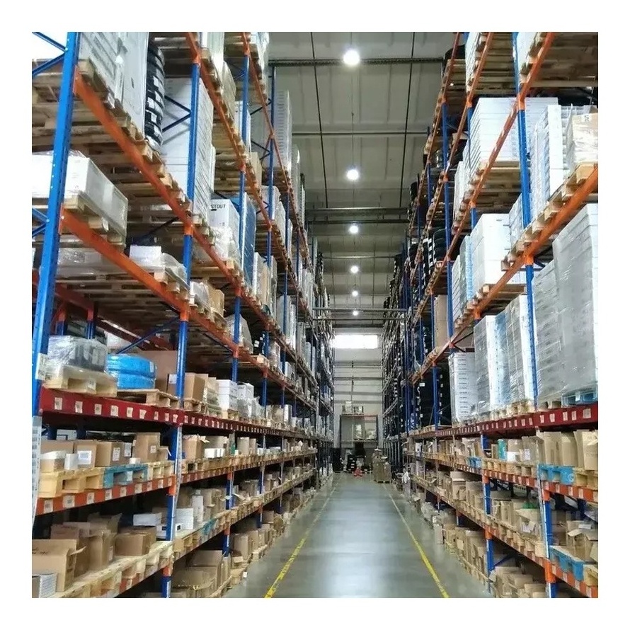 China Factory Customized Metal Warehouse Pallet Storage Stacking Racks Shelving Units