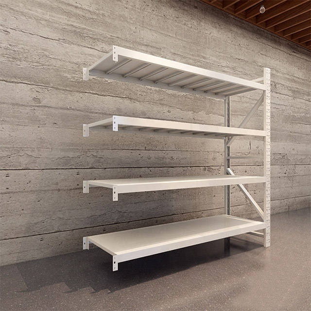 Customated White Shelves Pallet Racking Stacking Racks Metal Boltless Warehouse Steel Shelving Units Storage Rack for Systems