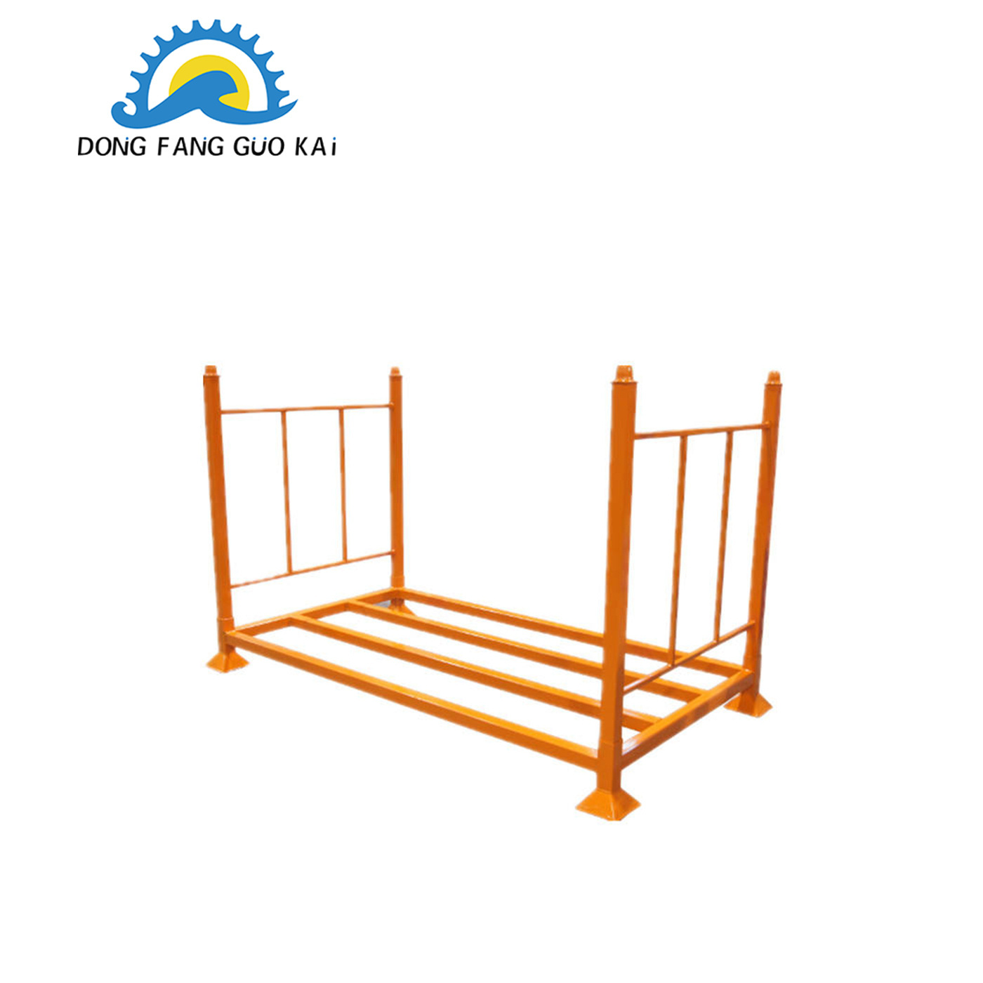 Warehouse Stock Cold Storage Mobile Shelves Inserted Tube Fabric Stacking Rack Pallet Collapsible Containers Stacking Racks