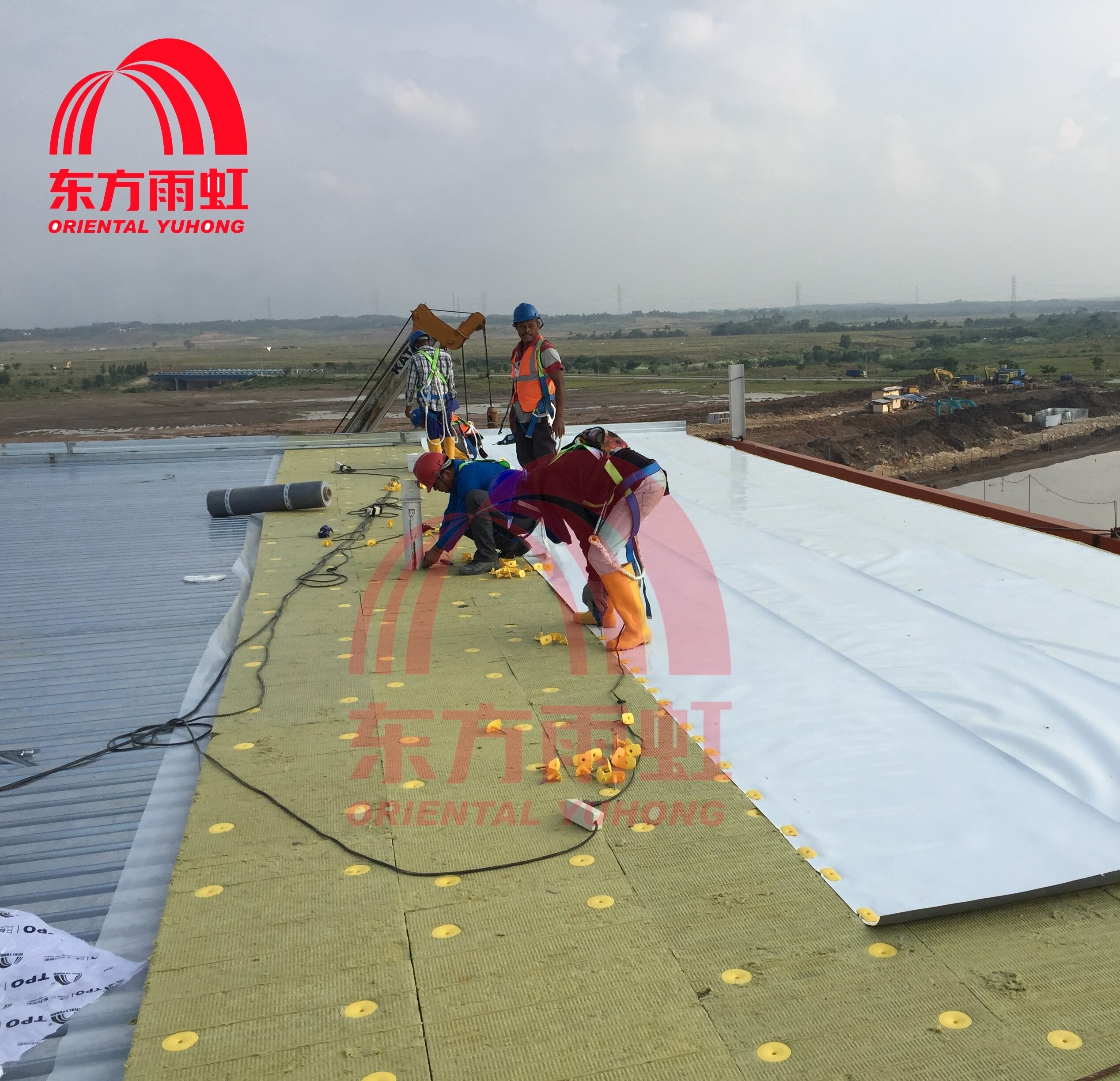 Reinforced Tpo And Pvc Waterproof Membrane - Buy Basement Waterproofing Membrane,Tpo Roofing Membrane,Tpo Garden Membrane