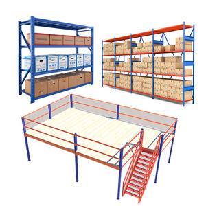 China Wholesale Iron Heavy Duty Industrial Shelves Commercial Shop Metal Rolling Warehouse Storage Shelving