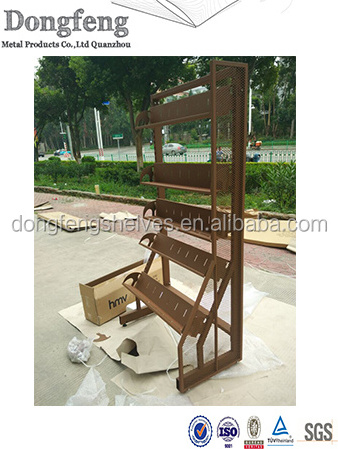 high quality metal retail dvd and cd display stand