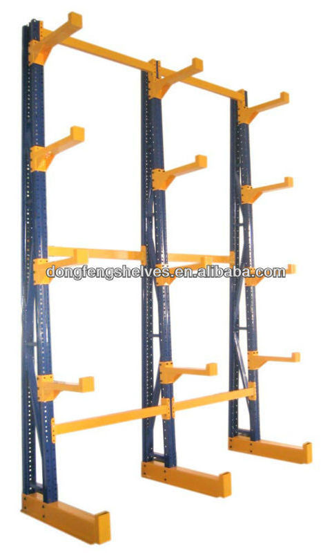 warehouse storage cantilever rack heavy duty metal leg rack