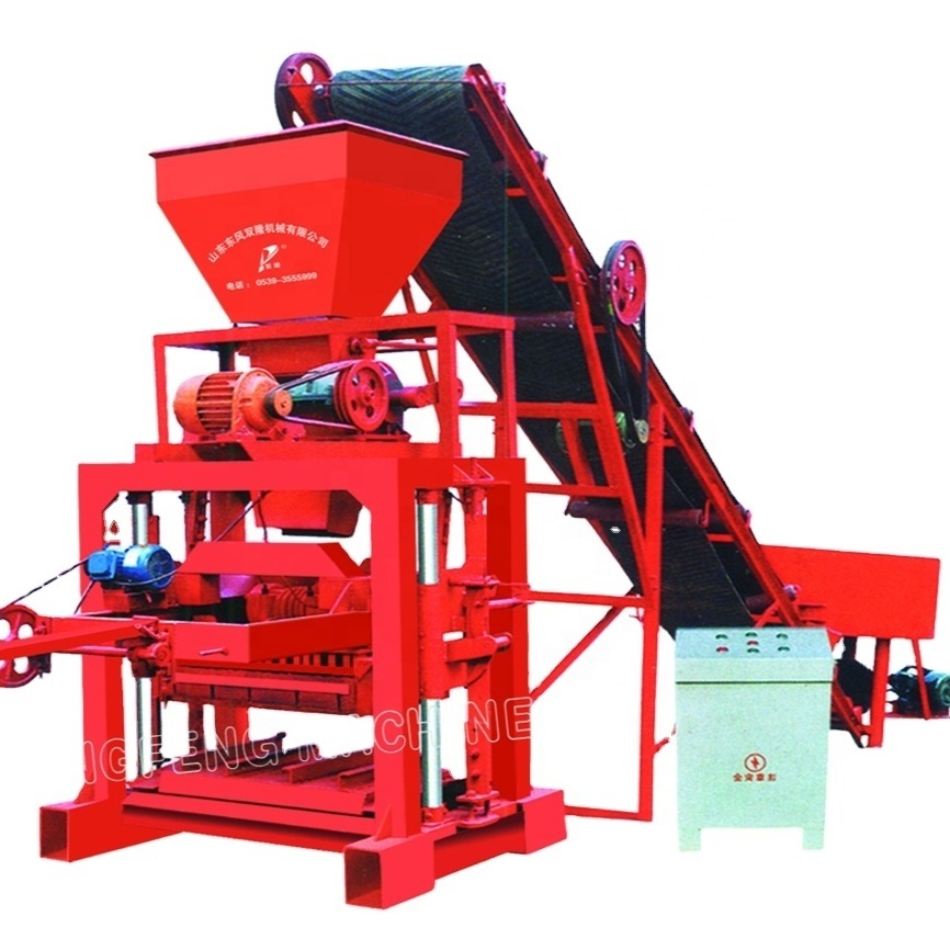 home use qt4-35 ghana simple concrete cement block making machine in jamaica