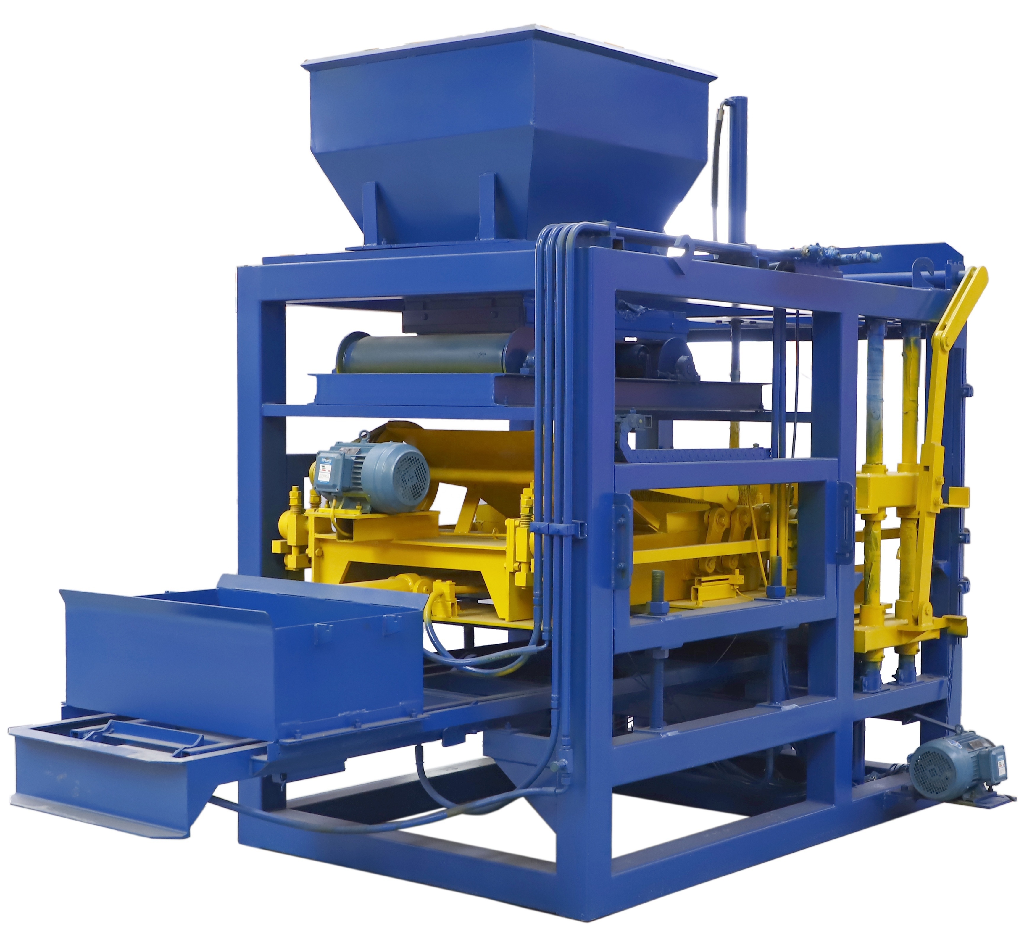 qt4-25 fully automatic cement concrete block brick moulding machine for sale nigeria