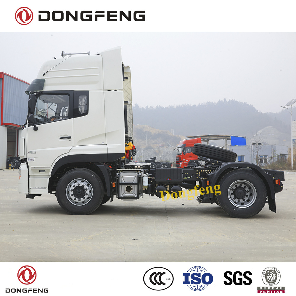 Dongfeng KL 4x2 head truck with 420 HP G.C.W 45 ton design E5 LHD type diesel towing tractor