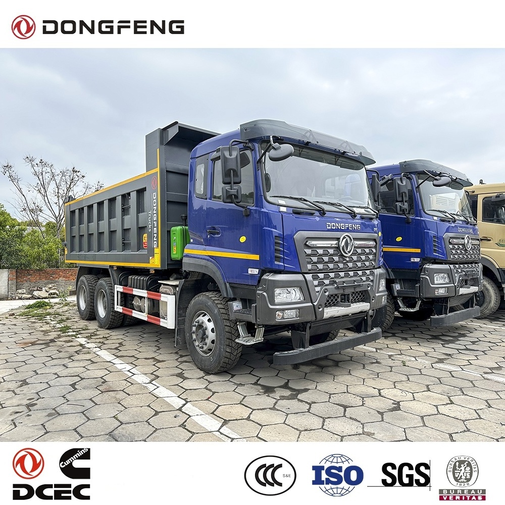 Dongfeng 6x4 driven type LHD installed dongfeng 420 HP Euro V engine GVW 55 ton design dump tipper truck