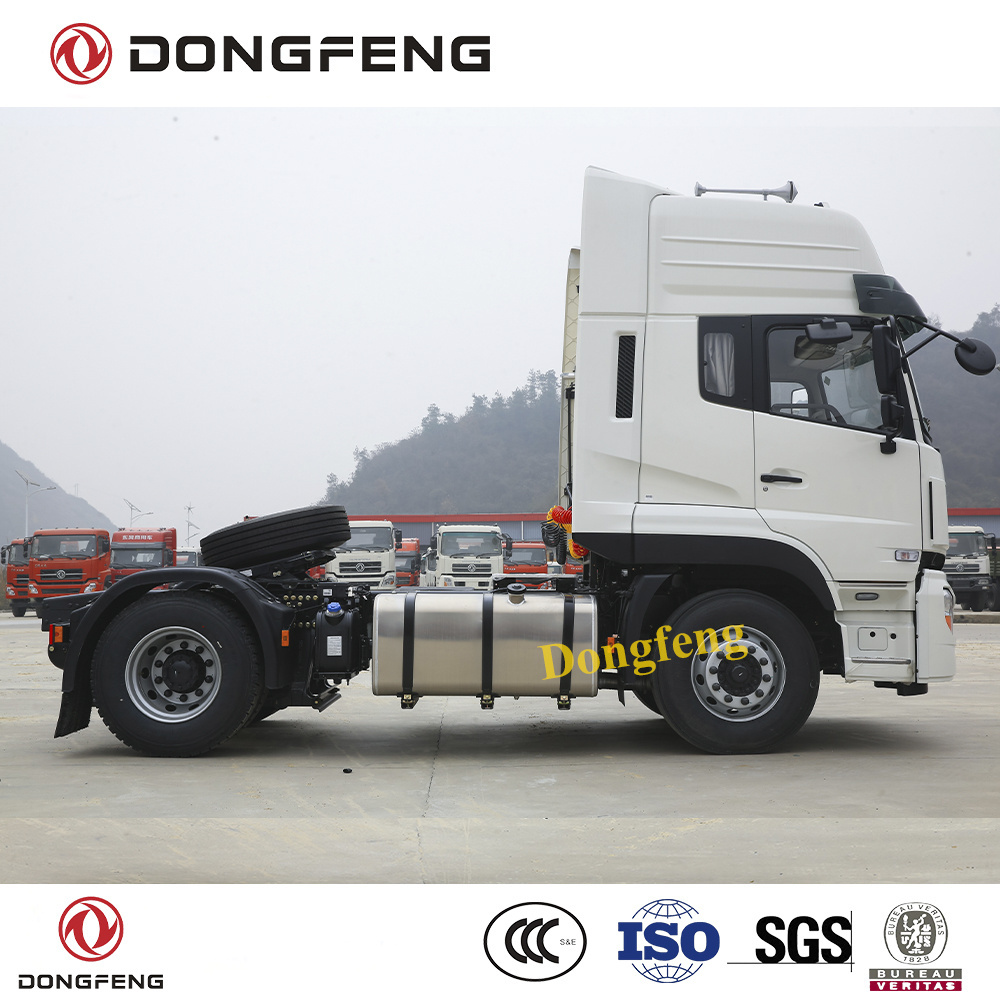 Dongfeng KL 4x2 head truck with 420 HP G.C.W 45 ton design E5 LHD type diesel towing tractor