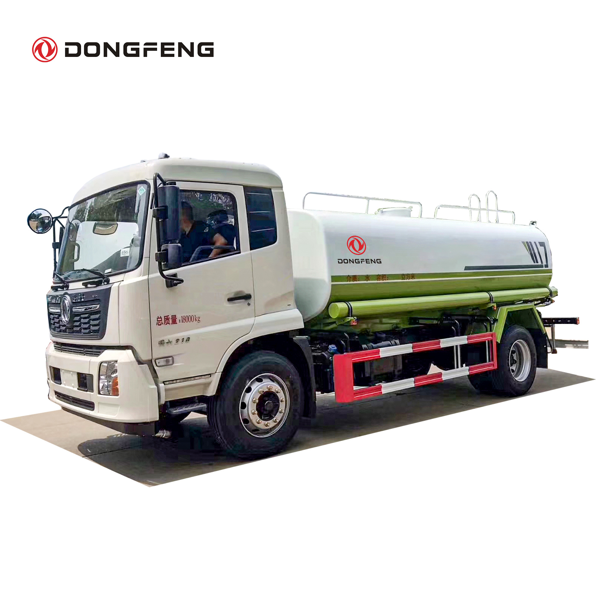 Dongfeng 4x2 LHD water tanker truck Cummins 270 Hp Engine E3 type 10000 liter water bowser