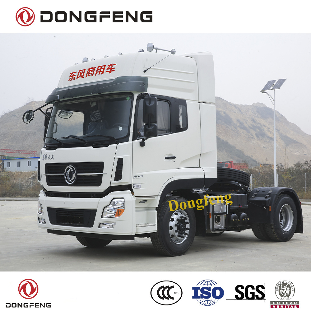 Dongfeng KL 4x2 head truck with 420 HP G.C.W 45 ton design E5 LHD type diesel towing tractor