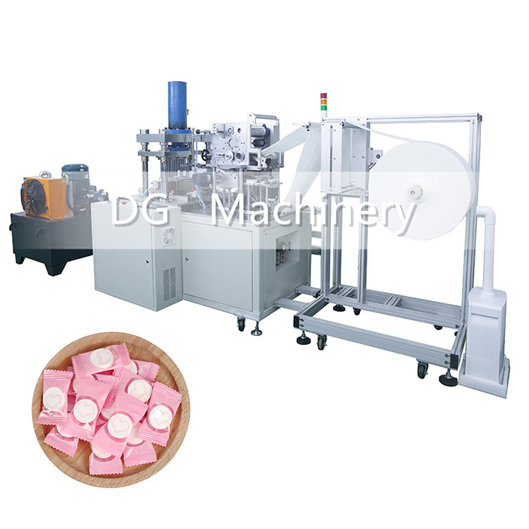 Compressed Wet Towel Making Machines Supplier Compressed Machine T shirt Coin Tissue Making Machine