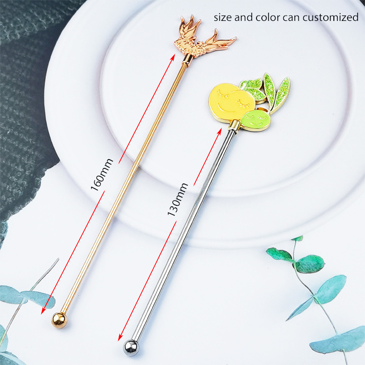 Dry Ice Milk Mini Espresso Personalized Custom Paint Swizzle Sticks Stir Stick Cocktail Stirrers Drink Stirrers Coffee Stirrer