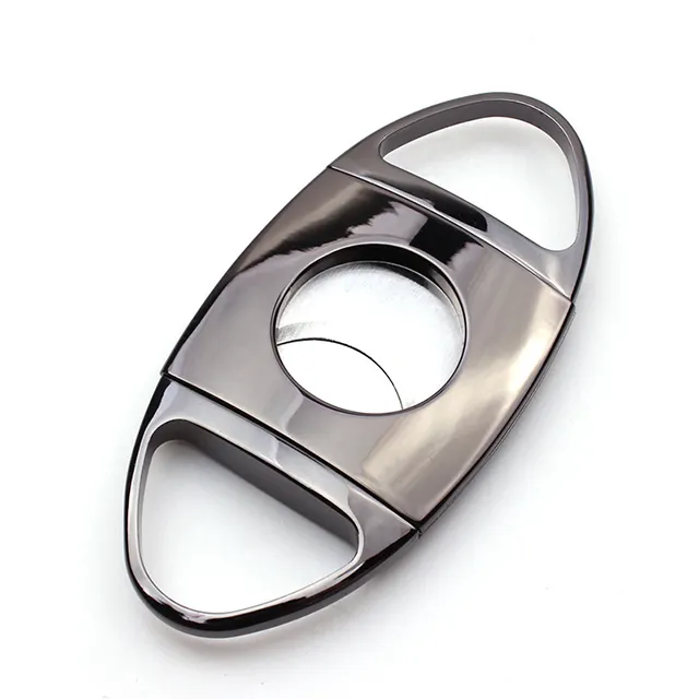 Stainless Steel Cigar Cutter Luxury Cigar Cutter and Lighter Triple Torch Lighter with Cigar Cutter