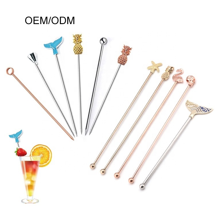 Dry Ice Milk Mini Espresso Personalized Custom Paint Swizzle Sticks Stir Stick Cocktail Stirrers Drink Stirrers Coffee Stirrer