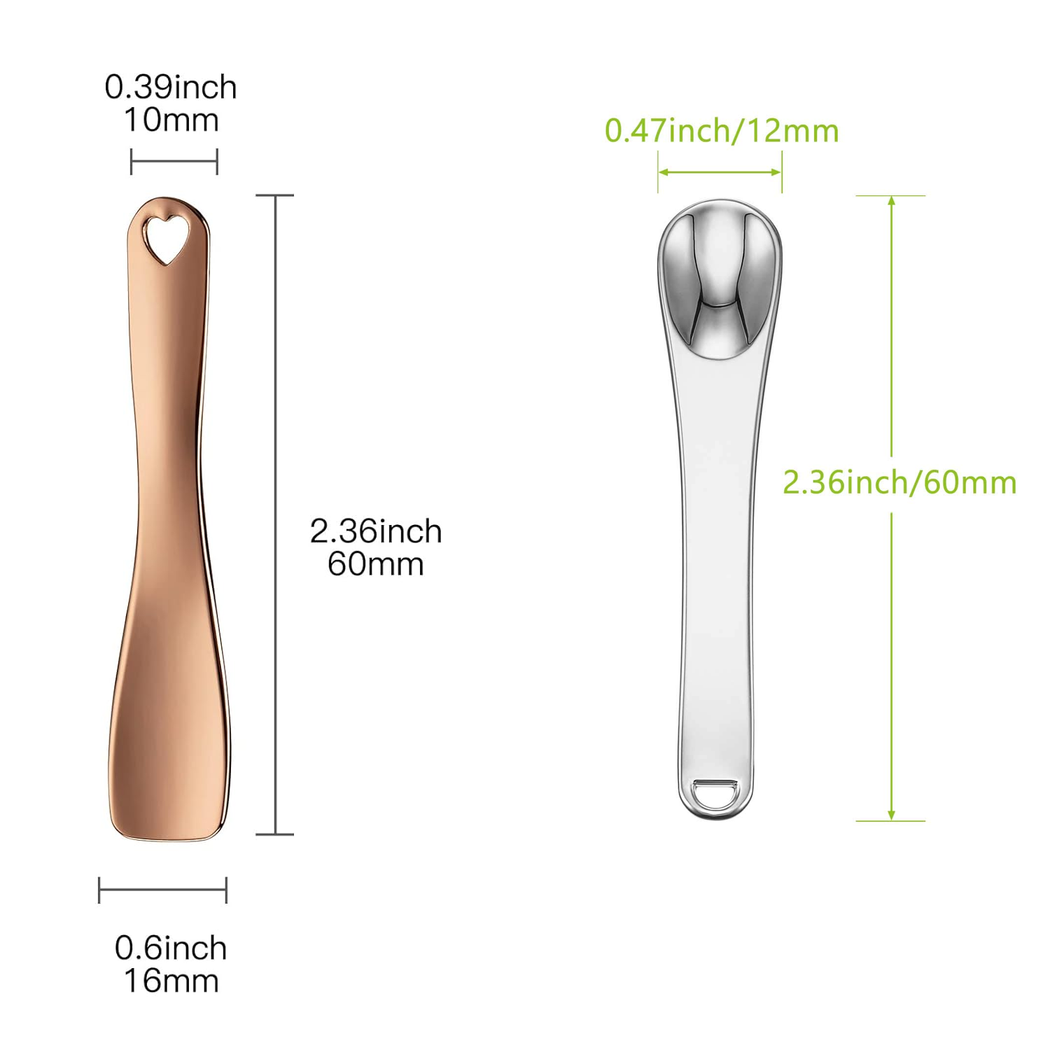 Mini Luxury Gold Color Facial Makeup Spatula Cosmetic for Eye Cream