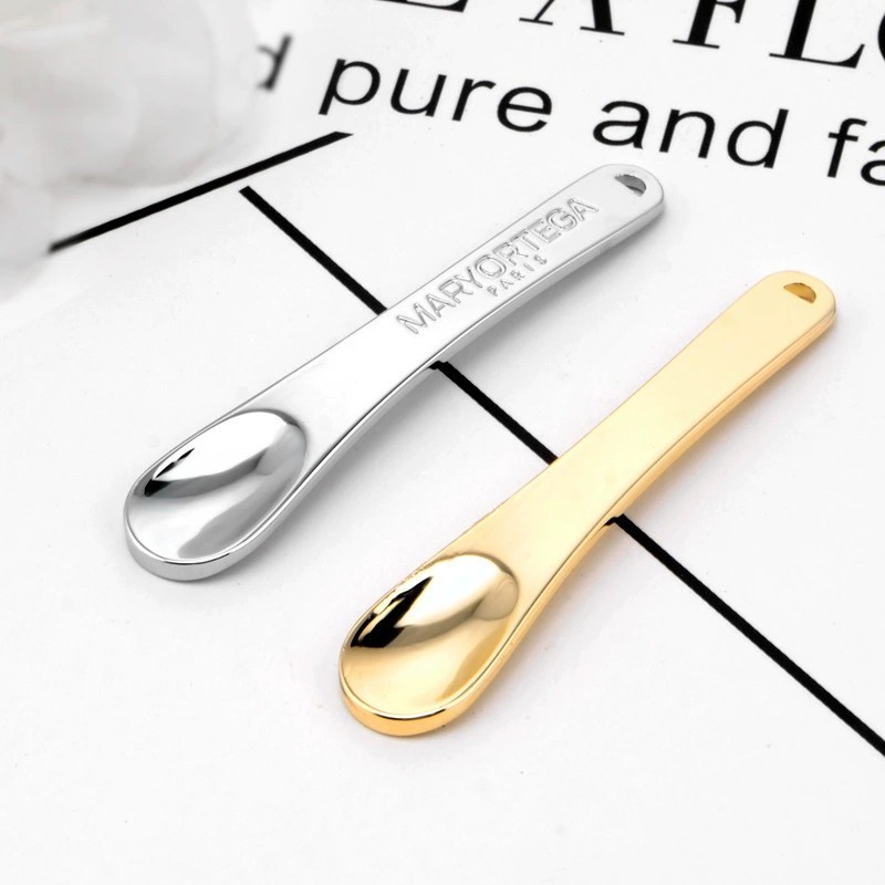 Mini Luxury Gold Color Facial Makeup Spatula Cosmetic for Eye Cream