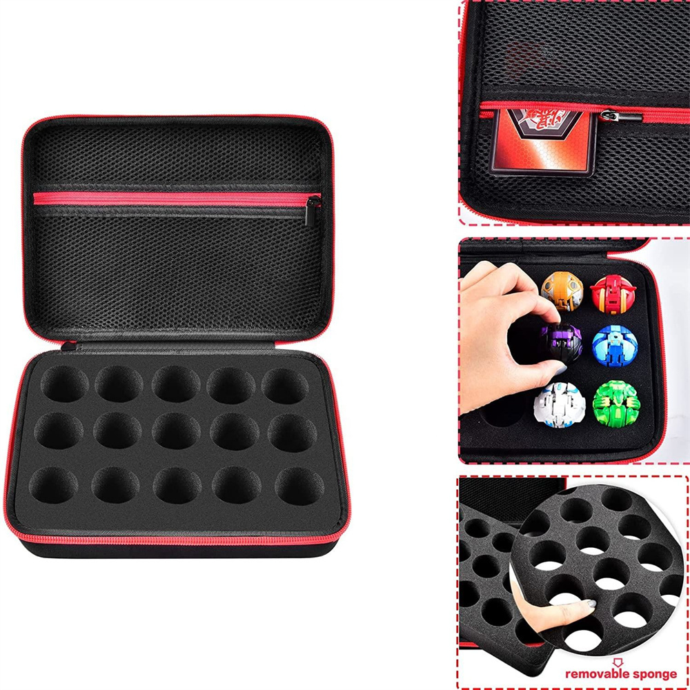 Custom for Bakugan Battle Planet Armored Alliance Toy carry case Organizer hard protective carrying case EVA storage box