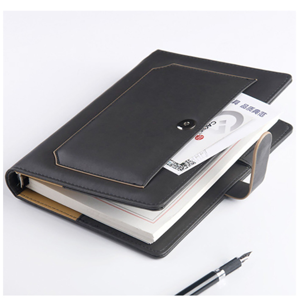 Professional Business Padfolio Portfolio Briefcase Style Organizer Folder with Handles Notepad and 3 Ring Binder