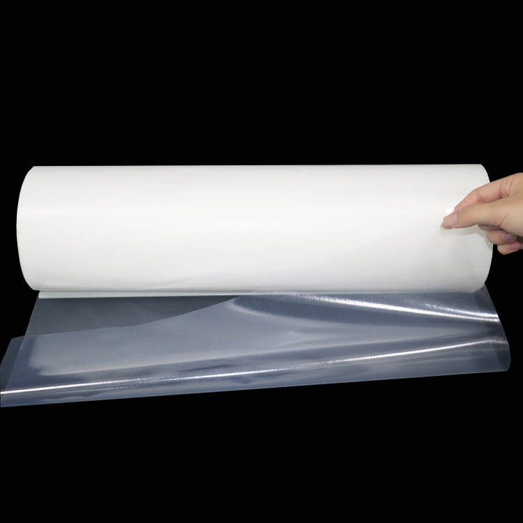 Best Selling 140CM Width Adhesive Polyurethane Film 0.05mm TPU Hotmelt Adhesive Film Clear Glue Film For Textile Fabric