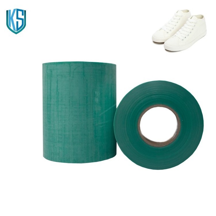 PO Hot Melt Glue Film With PE Film Environmentally For Bonding Laminating Leather And Shoe Material Hot Sale