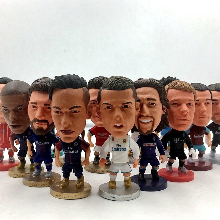 47 Models Collectable Big Head PVC Figure Football Star Toys Figures Model Champion Soccer Players Figures For Football Fans