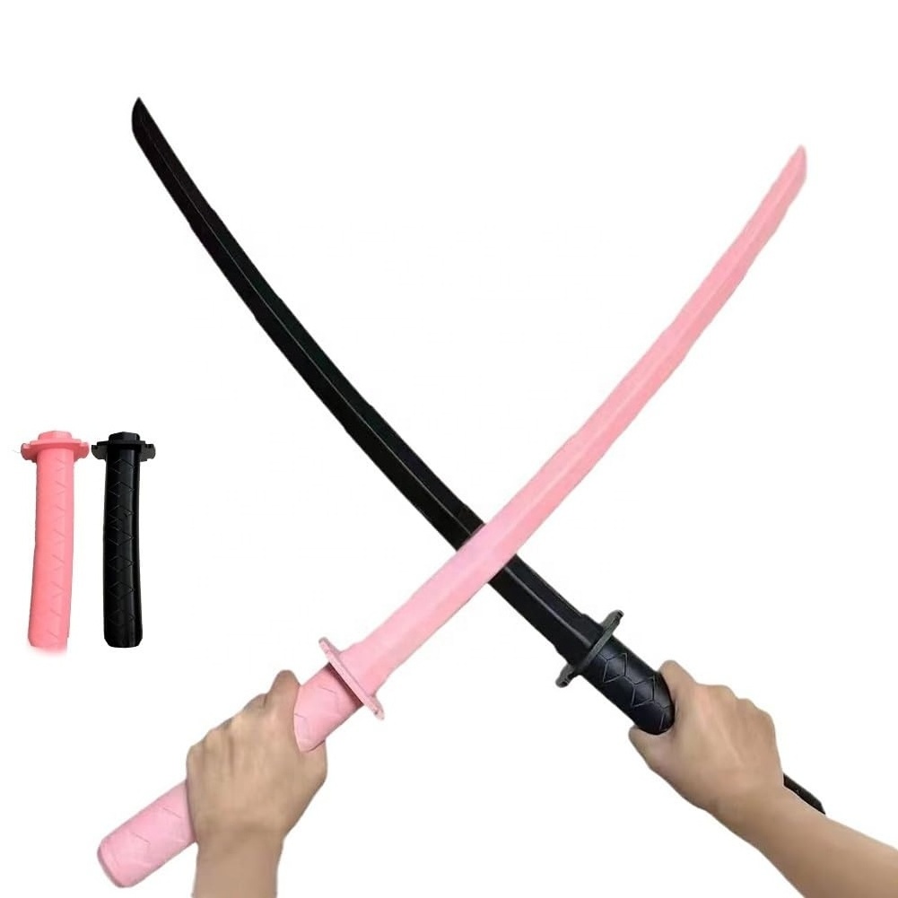 New Arrival 3d Printing Printed Fidget Plastic Katana Samurai Retractable Toy Retractable Sword For Sale