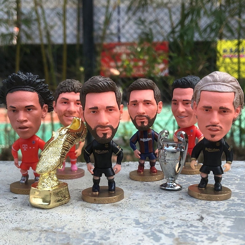 47 Models Collectable Big Head PVC Figure Football Star Toys Figures Model Champion Soccer Players Figures For Football Fans