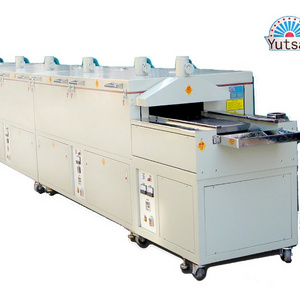 Hot air circulation drying carpet machine equipment or hot air dryer machine for text printing , through hole