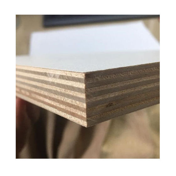 Dongguan Rongxin 1220*2440*18mm Melamina Laminated Plywood 18 Ply Melamine Plywood