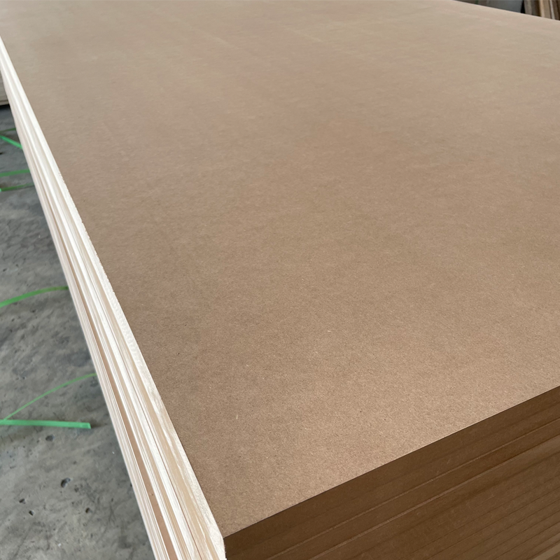 Wholesale Plain 18mm MDF Board veneer mdf sheet hdf board Panel 3mm 15mm 18mm Mdf Board For Kitchen Door